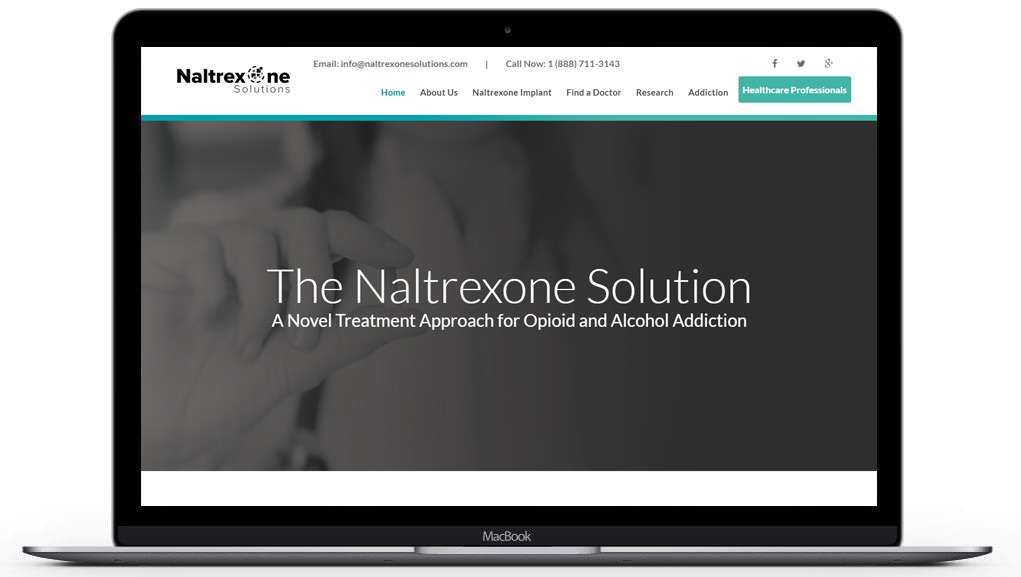 naltrexonesolutions website home page